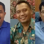 Tiga kandidat Sekretaris Daerah (Sekda) Gresik. Dari kiri ke kanan: Abu Hasan, Achmad Washil Miftachul Rahman, dan Budi Rahardjo. foto: ist.