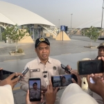 Kadaker Bandara, Abdul Basir, usai menyambut kedatangan jemaah haji Indonesia. Foto: MCH 2026.