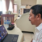 Apel virtual perdana dalam rangka penerapan kebijakan Work From Anywhere (WFA) Kemenkum Jatim