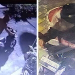 Rekaman CCTV curanmor atau pencurian kendaraan bermotor di Surabaya.