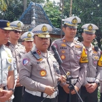 Kakorlantas Polri saat memberi keterangan kepada wartawan. Foto: Ist