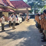 Apel pagi sebelum pelaksanaan kegiatan operasi gabunganbarang kena cukai.