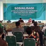 Sosialisasi optimalisasi BUM Desa di Kantor Kecamatan Gempol, Rabu (16/2).