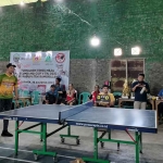 Turnamen tenis meja yang digelar Dispora Bangkalan.