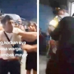 Kolase foto video jambret yang ditangkap di Surabaya.