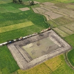 Salah satu embung yang dibangun tahun lalu.