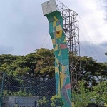 Wall climbing di Kampus IAIN Madura Pamekasan. Foto: Tribunnews
