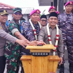 Plt Wali Kota Pasuruan, Adi Wibowo, saat menghadiri peresmian Kampung Bahari Nusantara. 