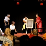 Pertunjukan kesenian Opera Panji Kediri (Opak) sebagai upaya untuk melestarikan budaya lokal. Foto: Ist.