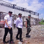 Wali Kota Pasuruan bersama Forkopimda saat meninjau langsung pembangunan KMP. (Ist)