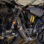 Motor korban saat diangkut petugas