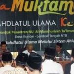 Suasana acara Pra-Muktamar NU di Pesantren Al Mansyuriyyah, Bonder, Lombok Tengah, Nusa Tenggara Barat, Kamis (9/4/2015). Foto: mataramnews.co.id
