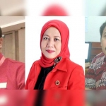 Dari kiri: Mujid Riduan, Siti Muafiyah, dan Jumanto.