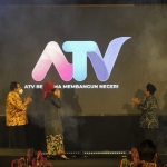 Wali Kota Batu, Dewanti Rumpoko, saat menghadiri peluncuran logo dan tagline baru ATV.