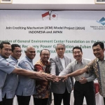 Jajaran direksi Semen Indonesia grup bersama petinggi CEO Global Enviromental Center (GEC) Foundation dan Kemenko Perekonomian.