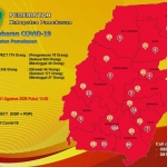 Data sebaran Covid-19 di Kabupaten Pamekasan per 1 Agustus 2020.