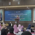 Suasana saat penyambutan puluhan mahasiswa di Universitas Muhammadiyah Sidoarjo.