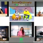 Virtual "3xtraOrdinary Meet and Greet" bersama Aditya Zoni, Zoe Jackson, Megan Domani, Jeremy Moeremans, dan Nabila Atmaja.