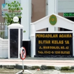 Kantor Pengadilan Agama Blitar di Jl. Imam Bonjol No.42, Sananwetan, Kec. Sananwetan, Kota Blitar.