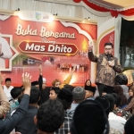 Bupati Kediri, Hanindito Himawan Pramana saat memberi sambutan. (Ist).