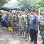 Apel siaga banjir di Kecataman Waru, Sidoarjo.