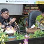 Bupati Sumenep Ahmad Fauzi saat memberikan arahan dalam Rakor Baznas dengan UPZ.