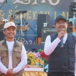 Wali Kota Pasuruan, Saifullah Yusuf (Gus Ipul) saat memberi sambutan di acara petik laut