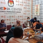 Media Center KPU Kabupaten Tuban. (foto: ist)