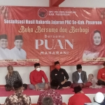 Suasana buka bersama jajaran pengurus ranting PDIP se-Kabupaten Pasuruan.