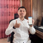 Salah satu peserta JKN dengan segmen PBPU, Maulana Ardhi. Foto: Ist