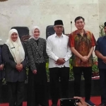 Vinanda Prameswati dan Gus Qowim bersama Ketua DPRD Kota Kediri dan jajaran. Foto: Ist