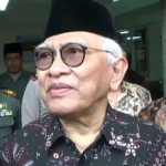 Gus Mus saat ditemui awak media usai acara dialog.