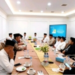 Para Ketua PWNU saat menemui Ketua Umum PBNU KH Yahya Cholil Staquf di Gedung PBNU Jalan Kramat Raya 164 Jakarta Pusat, Selasa (28/4/2026). Foto: NU Online