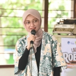 Wali Kota Kediri Vinanda Prameswati saat memberi sambutan. Foto: Ist.