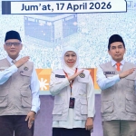 Pelantikan Gubernur Khofifah sebagai Koordinator PPIH Embarkasi Surabaya 2026.