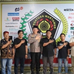 Kapolres Mojokerto Kota saat mengunjungi kantor PWI.