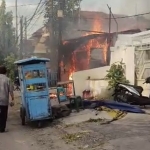 TKP Kebakaran di Jl Tanjung Sadari