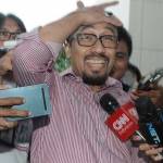 Andi Taufan Tiro seusai menjalani pemeriksaan di Gedung KPK, Jakarta, Jumat (12/2). foto: ilustrasi/lpt6
