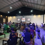 Suasana saat kegiatan Gerakan Bersama Rakyat Antar Kemenangan (Gebrak)