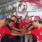 Forum Komunikasi Relawan Jokowi Jawa Timur terus berkonsolidasi memenangkan Calon Gubernur Saifullah Yusuf (Gus Ipul) dan Cawagub Puti Guntur Soekarno