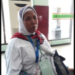 Sariati saat ditemui di Embarkasi Surabaya, Selasa (31/7).