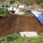 Tebing di Desa Ngadiwono Kecamatan Tosari yang longsor saat diguyur hujan lebat bakal dilakukan penanganan kedaruratan.