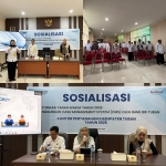 Sosialisasi CMS Qlola BRI yang diikuti perwakilan Kades se-Tuban