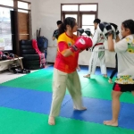 Atlet tarung derajat dari Kota Batu saat berlatih menjelang pelaksanaan Porprov IX Jatim.