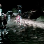 Kondisi banjir di Desa Selorejo, Kecamatan Mojowarno, Kabupaten Jombang. 
foto: ROMZA/ BANGSAONLINE