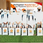 DPW PKS Jatim memperingati Nuzulul Quran sekaligus Milad PKS ke-20. foto: istimewa