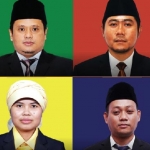 Bustami Hazim (atas kiri) Lutfi Dhawam (atas kanan), Miftahol Jannah (bawah kiri), dan Musa (bawah kanan), anggota dewan dari dapil 7 hasil pemilu 2019.