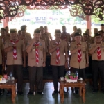 Musyawarah Cabang Luar Biasa (Muscablub) Gerakan Pramuka Pamekasan yang digelar di Mandhepa Agung Ronggosukowati