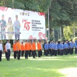 Upacara peringatan Hari Bela Negara ke-76 di Kota Kediri. Foto: Ist