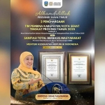 Setelah meraih prestasi di bidang transportasi, kini Jatim kembali meraih penghargaan dari Kemenkes RI.